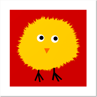 Fluffy Chick Posters and Art